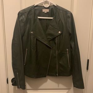 Loft Womens Size 6 Leather Jacket